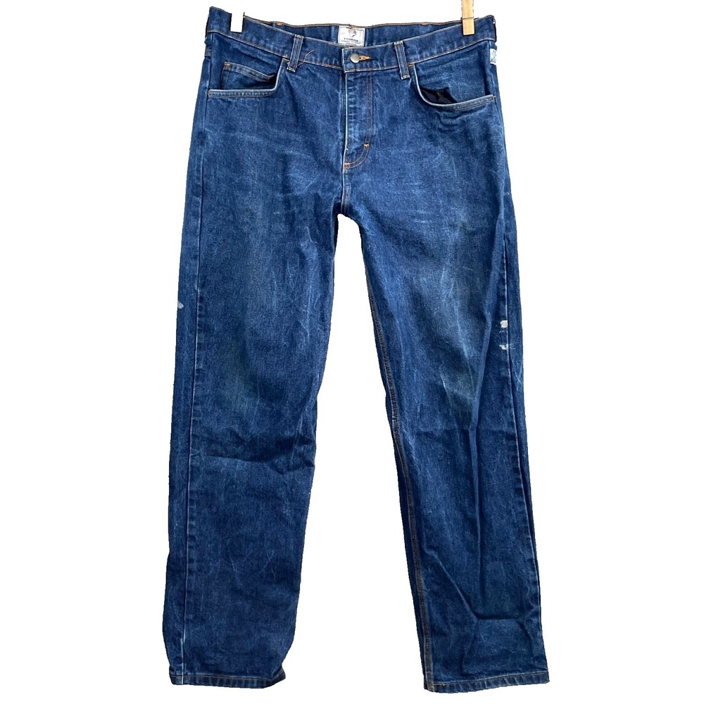 Vintage Tyndale Jeans Mens 38x33* Rodeo Flame Resistant Workwear Made‎ in USA